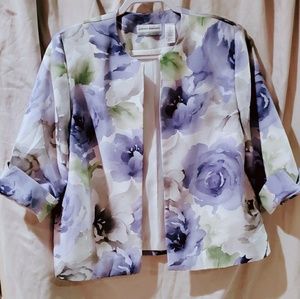 Alfred Dunner Floral Jacket